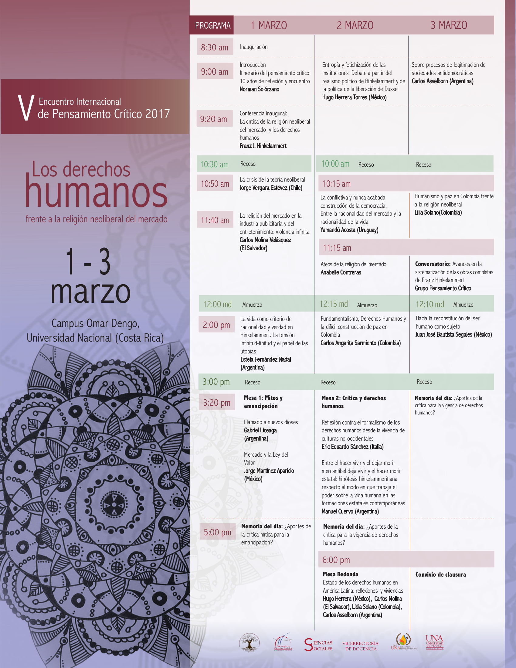 Programa V Encuentro 2017 - final